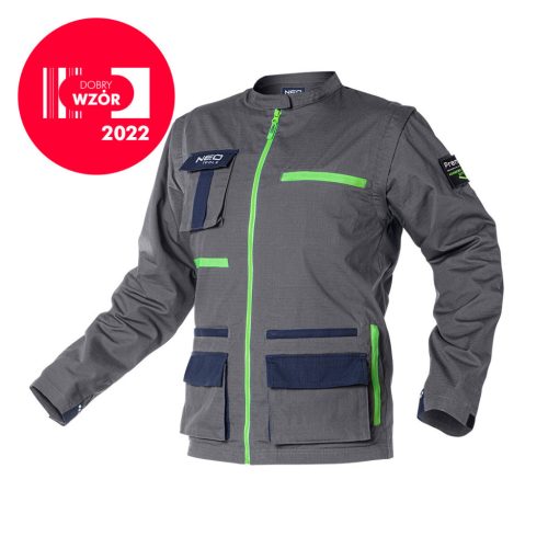 NEO TOOLS Munkavédelmi kabát PREMIUM, 100% pamut, hasadásgátló szövet, XL 81-217-XL
