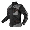 NEO TOOLS Karcsúsított(Slim fit) Munkavédelmi kabát, HD,, 60% pamut, 37% polyester, 3% elastane, 285 g/m2, XXL 81-218-XXL