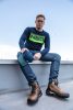NEO TOOLS Farmer Munkásnadrág, DENIM, cipzáros oldalzsebekkel, 98% pamut, 410 g/m2, L 81-229-L
