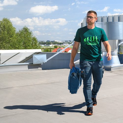 NEO TOOLS Farmer Munkásnadrág, DENIM, cipzáros oldalzsebekkel, 98% pamut, 410 g/m2, L 81-229-L