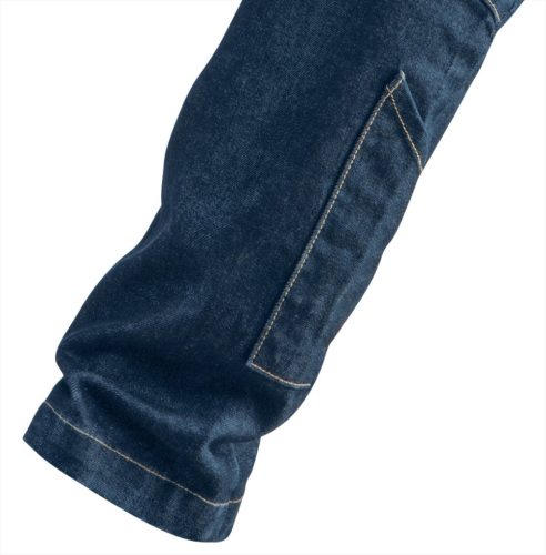 NEO TOOLS Farmer Munkásnadrág, DENIM, cipzáros oldalzsebekkel, 98% pamut, 410 g/m2, L 81-229-L