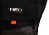 NEO TOOLS Munkavédelmi mellény, HD, L/52 65% poliészter, 35% pamut, 267g/m2, vékony fényvisszaverő csík, L 81-260-L