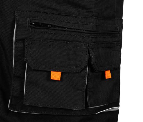 NEO TOOLS Munkavédelmi mellény, HD, XL/56 65% poliészter, 35% pamut, 267g/m2, vékony fényvisszaverő csík, XL 81-260-XL