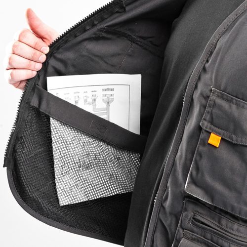 NEO TOOLS Munkavédelmi mellény, HD, XXL/58 65% poliészter, 35% pamut, 267g/m2, vékony fényvisszaverő csík, XXL 81-260-XXL