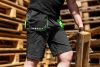 NEO TOOLS Rövid munkásnadrág, PRÉMIUM, 90% POLIAMID 10%ELASZTÁN, 4 IRÁNYÚ SZTRECCS ANYAG, FEKETE, S 81-277-S