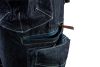 NEO TOOLS Farmer Rövid munkásnadrág, DENIM, cipzáros oldalzsebekkel, 98% pamut, 410g/m2, M 81-279-M