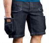 NEO TOOLS Farmer Rövid munkásnadrág, DENIM, cipzáros oldalzsebekkel, 98% pamut, 410g/m2, M 81-279-M