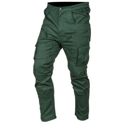 NEO TOOLS Munkásnadrág, OUTDOOR, zöld, 80% pamut, S 81-286-S