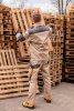 NEO TOOLS Munkadzseki 2 az 1-ben, S/48 100% pamut, 180g/m2, lezippzározható újjak,  81-310-S