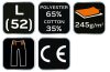 NEO TOOLS Rövid munkásnadrág, BASIC, L/52 81-440-L