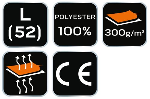 NEO TOOLS Polár Munkavédelmi kabát, sötétszürke, L 81-503-L