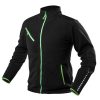 NEO TOOLS Polár Munkavédelmi kabát, PREMIUM, fekete, cordura megerősítésekkel, 300g/m2, L 81-507-L