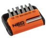 NEO TOOLS Csavarhúzó bitkészlet 7db 25 év garanciával 06-101