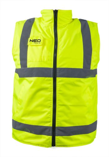 NEO TOOLS Kifordítható láthatósági Munkavédelmi mellény, XXL 81-520-XXL
