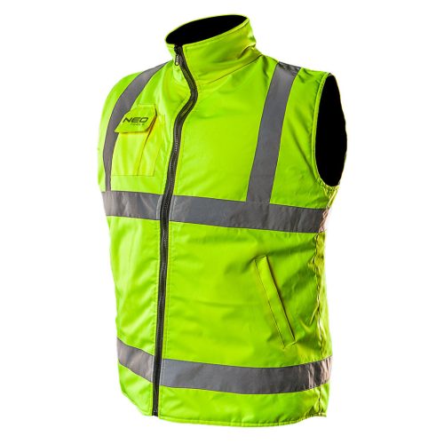 NEO TOOLS Kifordítható láthatósági Munkavédelmi mellény, XXXL 81-520-XXXL