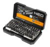 NEO TOOLS Csavarhúzó bitkészlet 100db 25 év garanciával 06-104