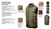 NEO TOOLS Kifordítható olíva Munkavédelmi mellény, CAMO, 100% poliészter, 80g/m2, L 81-533-L