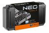 NEO TOOLS Csavarhúzó bitkészlet 38db 25 év garanciával 06-105