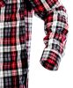 NEO TOOLS Flanel munkaing, piros-fekete-fehér, 100% pamut, L 81-540-L