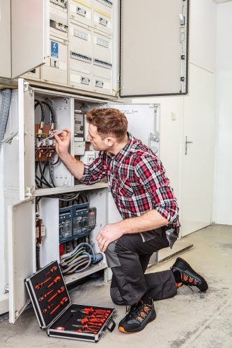 NEO TOOLS Flanel munkaing, piros-fekete-fehér, 100% pamut, XXL 81-540-XXL