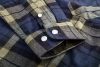 NEO TOOLS Flanel munkaing, kék-oliva-fekete, 100% pamut, XL 81-541-XL