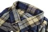 NEO TOOLS Flanel munkaing, kék-oliva-fekete, 100% pamut, XXL 81-541-XXL