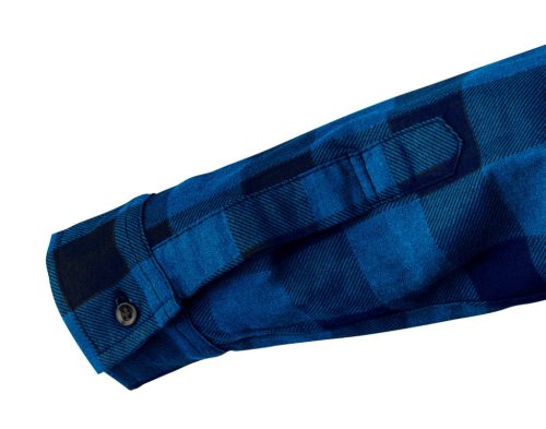 NEO TOOLS Flanel munkaing, tengerészkék-fekete, 100% pamut, L 81-545-L
