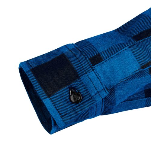 NEO TOOLS Flanel munkaing, tengerészkék-fekete, 100% pamut, XL 81-545-XL