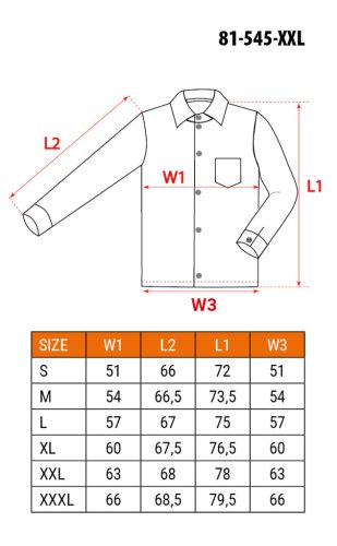 NEO TOOLS Flanel munkaing, tengerészkék-fekete, 100% pamut, XXL 81-545-XXL