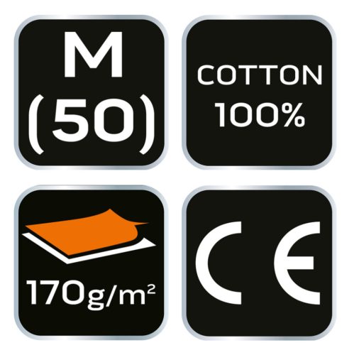 NEO TOOLS Flanel munkaing, zöld-fekete, 100% pamut, M 81-546-M