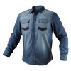 NEO TOOLS Farmer munkaing, DENIM, 100% pamut, L 81-549-L