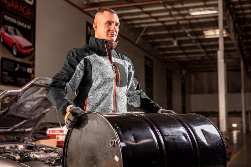 NEO TOOLS Munkavédelmi kabát, softshell betétekkel, XL 81-555-XL