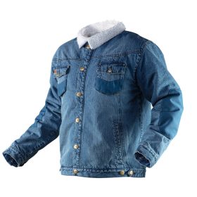   NEO TOOLS Farmer Munkavédelmi kabát, DENIM, béléssel, XL 81-557-XL