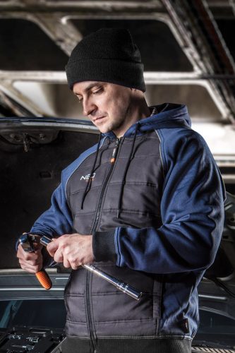 NEO TOOLS Kötött munkasapka, akril, gyapjú belsővel, 320 g/m2 81-623