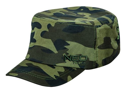 NEO TOOLS Baseball munkasapka terepmintás, 60% pamut, 40% poliészter, univerzális méret 81-626