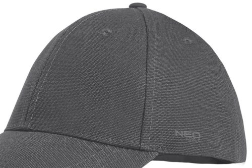 NEO TOOLS Baseball munkasapka, BASIC, szürke 81-635