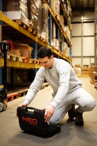 NEO TOOLS Melegítő felső COMFORT, szürke, 79% pamut, M 81-650-M