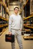 NEO TOOLS Melegítő felső COMFORT, szürke, 79% pamut, S 81-650-S