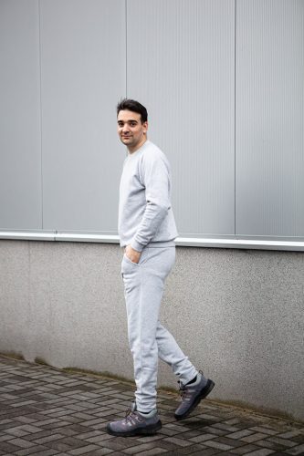 NEO TOOLS Melegítő felső COMFORT, szürke, 79% pamut, XXL 81-650-XXXL