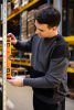 NEO TOOLS Munkavédelmi pulóver COMFORT, szürke-fekete, 57% pamut 39% poliészter, M 81-651-M