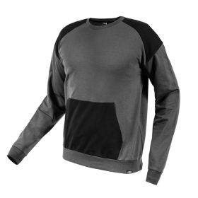   NEO TOOLS Munkavédelmi pulóver COMFORT, szürke-fekete, 57% pamut 39% poliészter, XL 81-651-XL