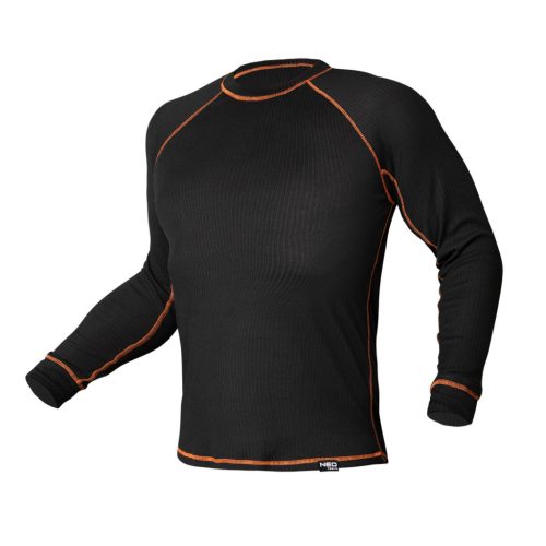 NEO TOOLS Thermo aláöltözet felső, hosszú ujjú, fekete, BASIC, L/XL 81-661-L/XL