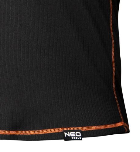 NEO TOOLS Thermo aláöltözet felső, hosszú ujjú, fekete, BASIC, S/M 81-661-S/M