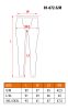 NEO TOOLS Thermo aláöltözet nadrág COOLMAX, S/M 81-672-S/M