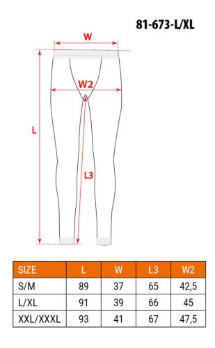 NEO TOOLS Thermo aláöltözet nadrág CARBON, L/XL 81-673-L/XL