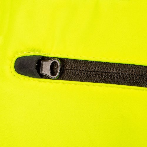 NEO TOOLS Láthatósági Softshell Munkavédelmi kabát, kapucnival, sárga, M 81-700-M