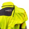 NEO TOOLS Láthatósági Softshell Munkavédelmi kabát, kapucnival, sárga, M 81-700-M
