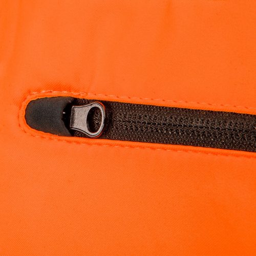 NEO TOOLS Láthatósági Softshell Munkavédelmi kabát, kapucnival, narancssárga, S 81-701-S