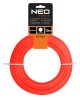 NEO TOOLS Damil, szegélynyírókhoz/kaszákhoz, 1,6mm/15m, kerek profil 07-100