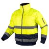 NEO TOOLS Láthatósági munkavédelmi kabát, szigetelt, sárga, 3 az 1-ben, XXXL 81-714-XXXL